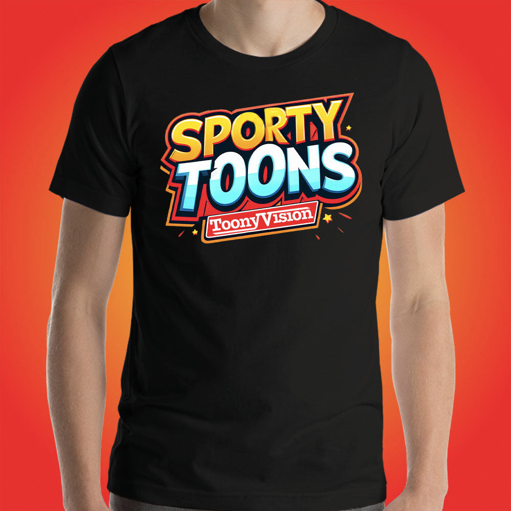 SportyToons Cartoon Sports Official Show Shirt Original Series by ToonyVision Men Tees Shirts - ToonyVision
