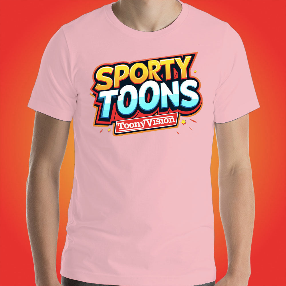 SportyToons Cartoon Sports Official Show Shirt Original Series by ToonyVision Men Tees Shirts - ToonyVision