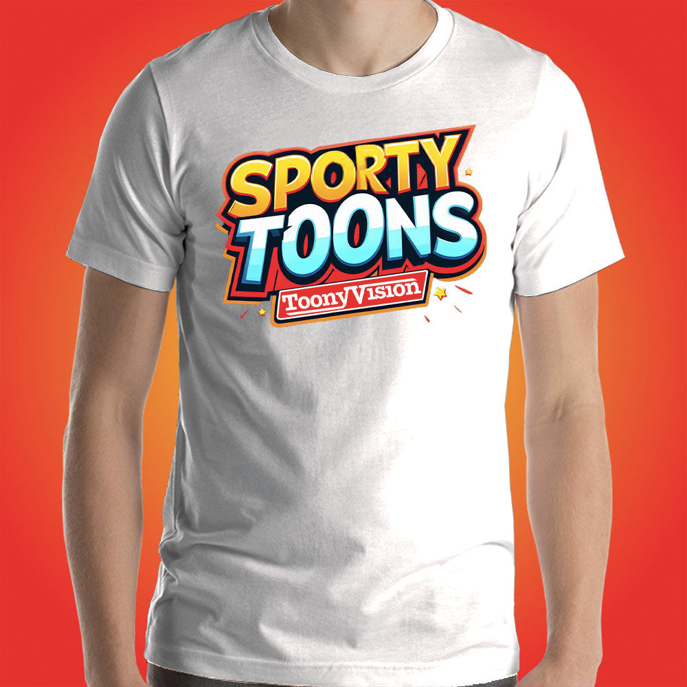 SportyToons Cartoon Sports Official Show Shirt Original Series by ToonyVision Men Tees Shirts - ToonyVision