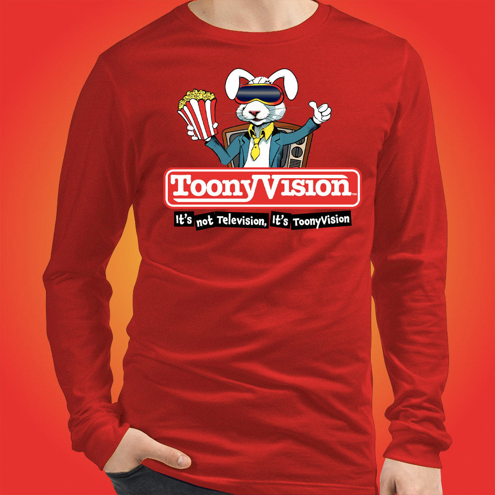 ToonyVision Cartoon Long Sleeve Shirt TV Rabbit Mens Shirts - ToonyVision