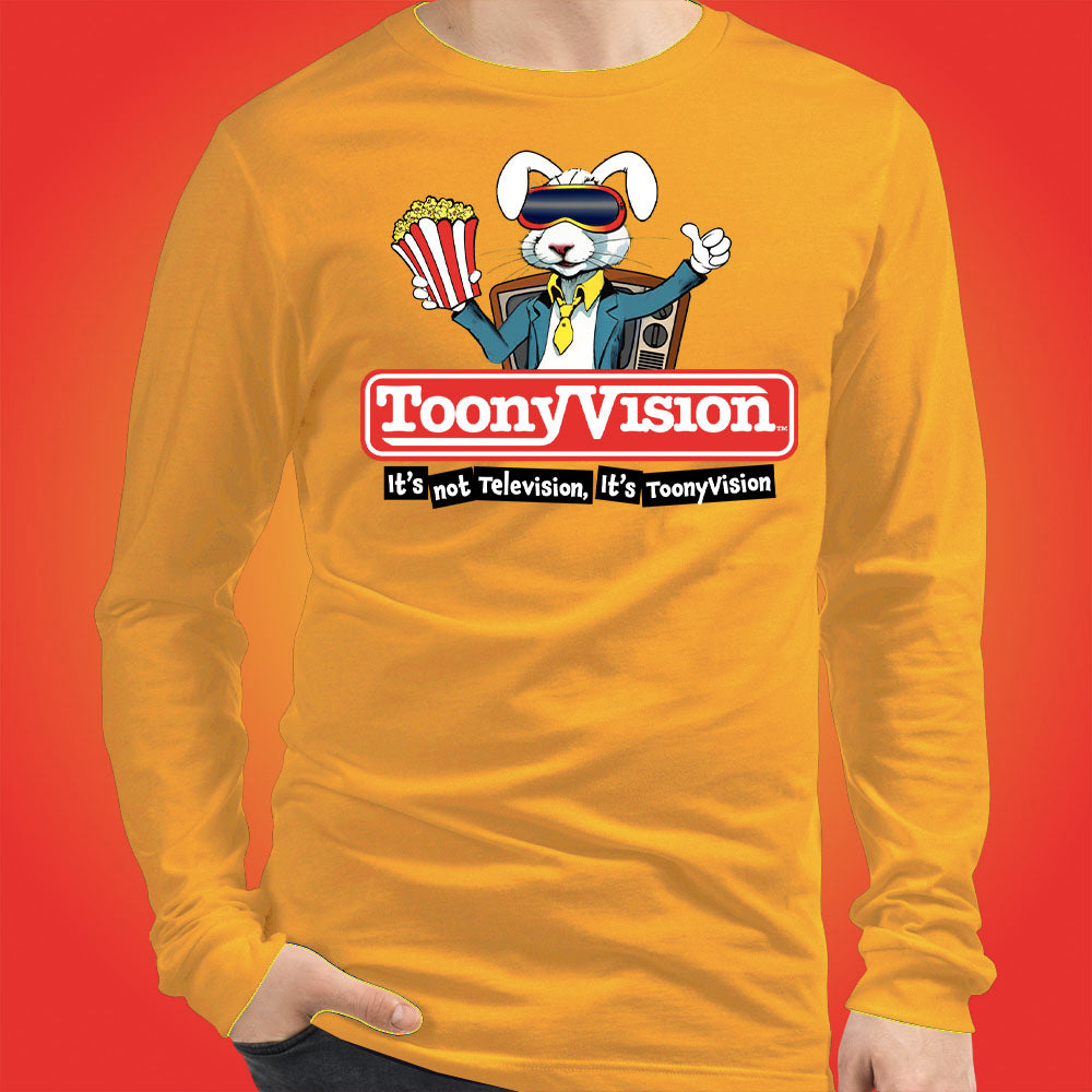 ToonyVision Cartoon Long Sleeve Shirt TV Rabbit Mens Shirts - ToonyVision