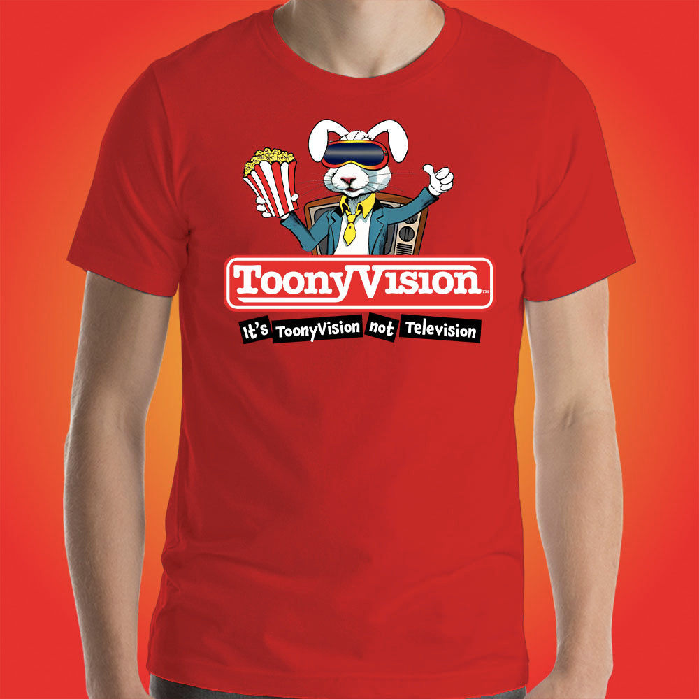 ToonyVision Cartoon Shirt TV Rabbit Mens Tee Shirts - ToonyVision