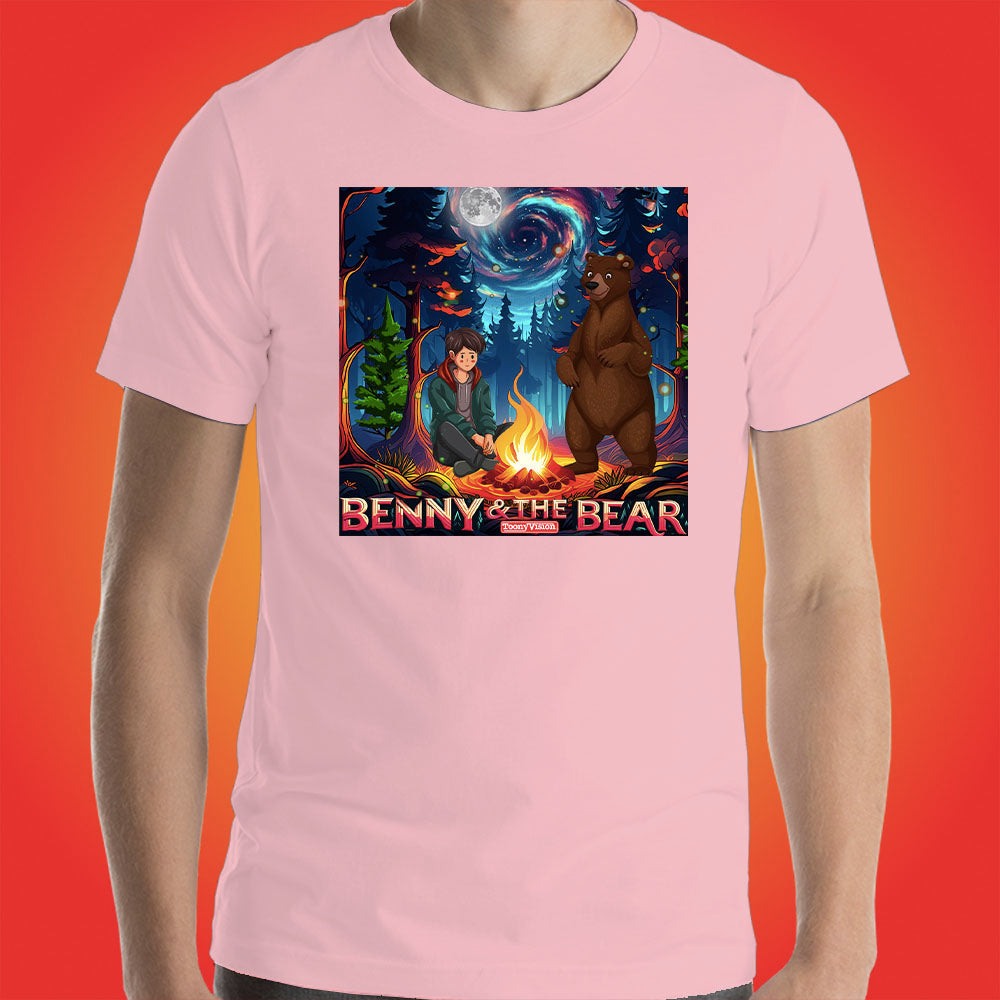 Benny & The Bear Official Show Shirt Original Cartoon Animation Series by ToonyVision Men Tee Shirts - ToonyVision