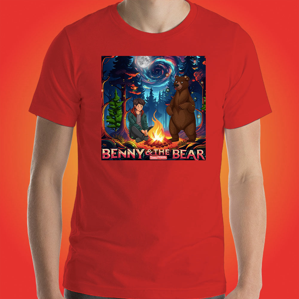 Benny & The Bear Official Show Shirt Original Cartoon Animation Series by ToonyVision Men Tee Shirts - ToonyVision