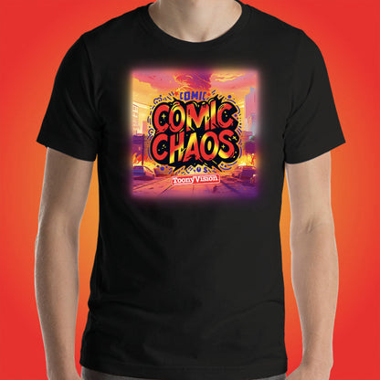 Comic Chaos Official Show Shirt Original Cartoon Animation Series by ToonyVision Men's Tee Shirts - ToonyVision