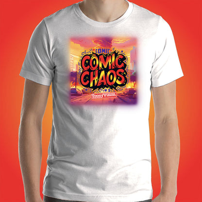 Comic Chaos Official Show Shirt Original Cartoon Animation Series by ToonyVision Men's Tee Shirts - ToonyVision