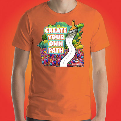 Motivational Animations Create Your Own Path Ep. 4 Cartoon Motivational ToonyVision Mens Tee Shirt Short Sleeve Tops