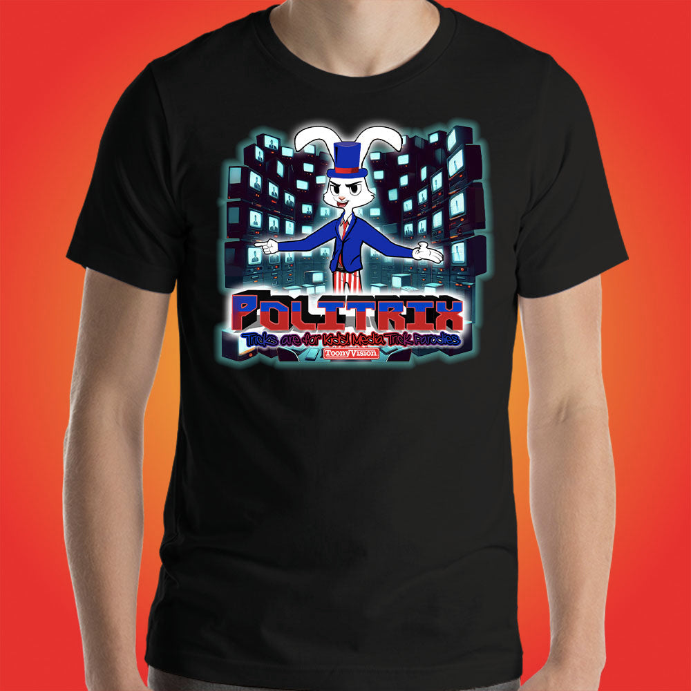 PoliTrix Cartoons by ToonyVision Official Show Logo Men Cartoon T-Shirts - ToonyVision