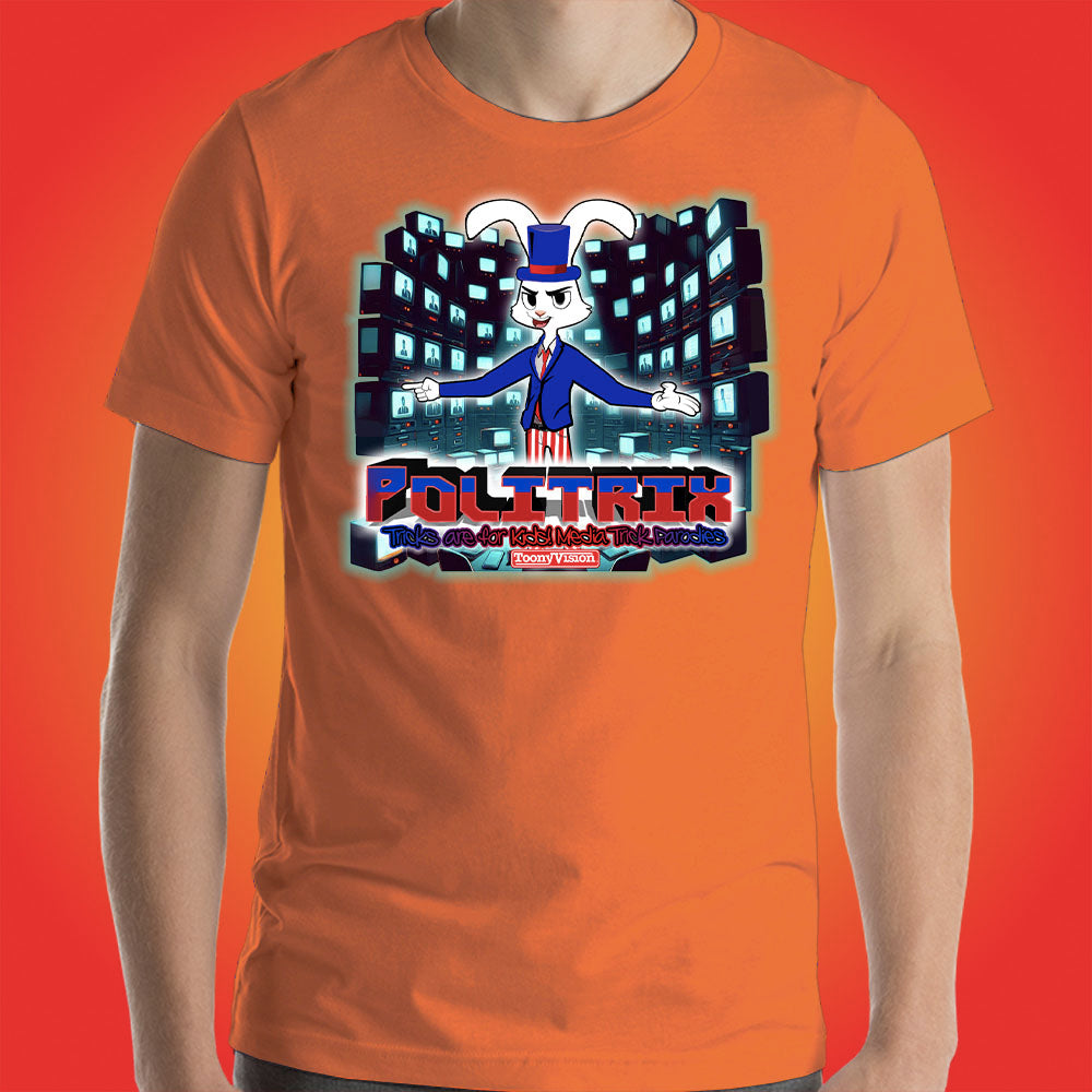 PoliTrix Cartoons by ToonyVision Official Show Logo Men Cartoon T-Shirts - ToonyVision