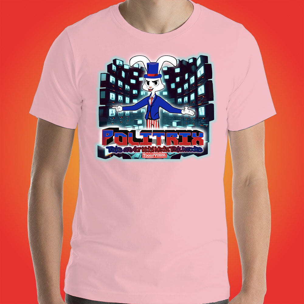 PoliTrix Cartoons by ToonyVision Official Show Logo Men Cartoon T-Shirts - ToonyVision