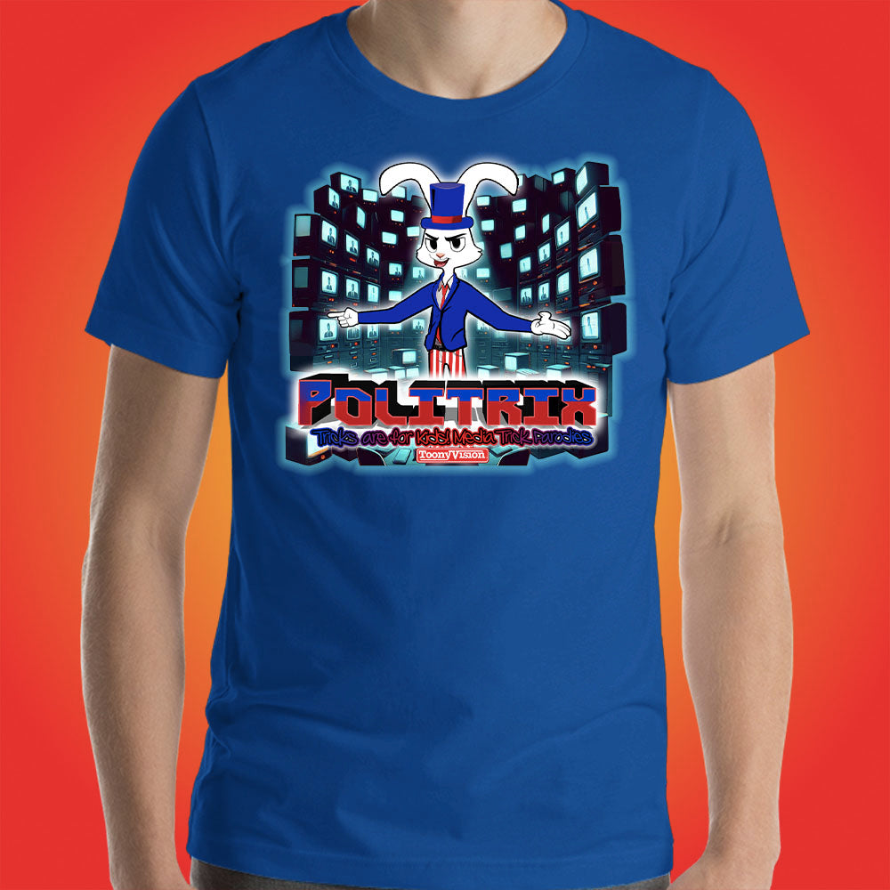PoliTrix Cartoons by ToonyVision Official Show Logo Men Cartoon T-Shirts - ToonyVision