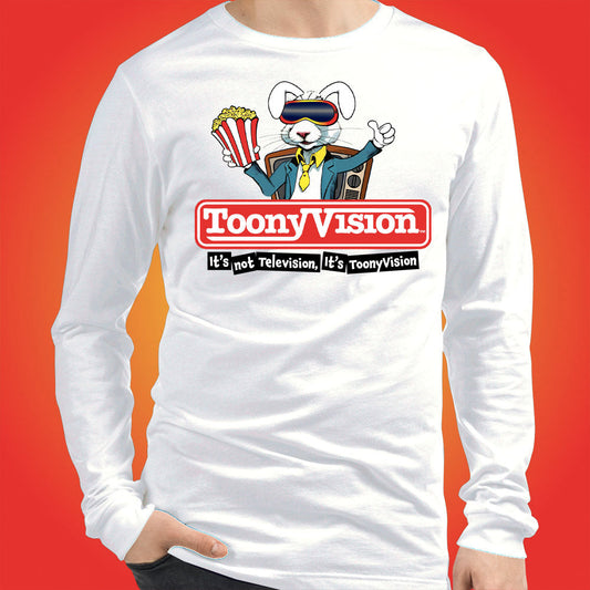 ToonyVision Cartoon Long Sleeve Shirt TV Rabbit Mens Shirts - ToonyVision