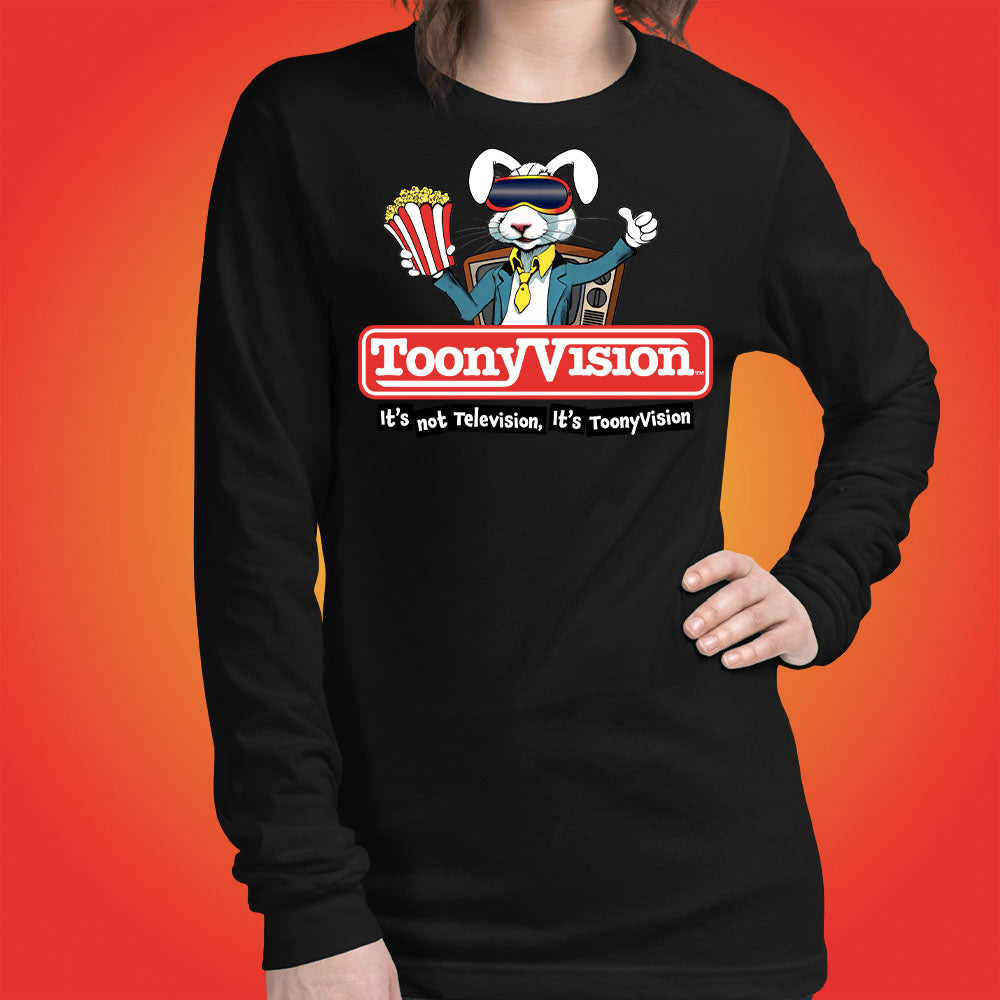ToonyVision Cartoon Long Sleeve Shirt TV Rabbit Womens Shirts - ToonyVision