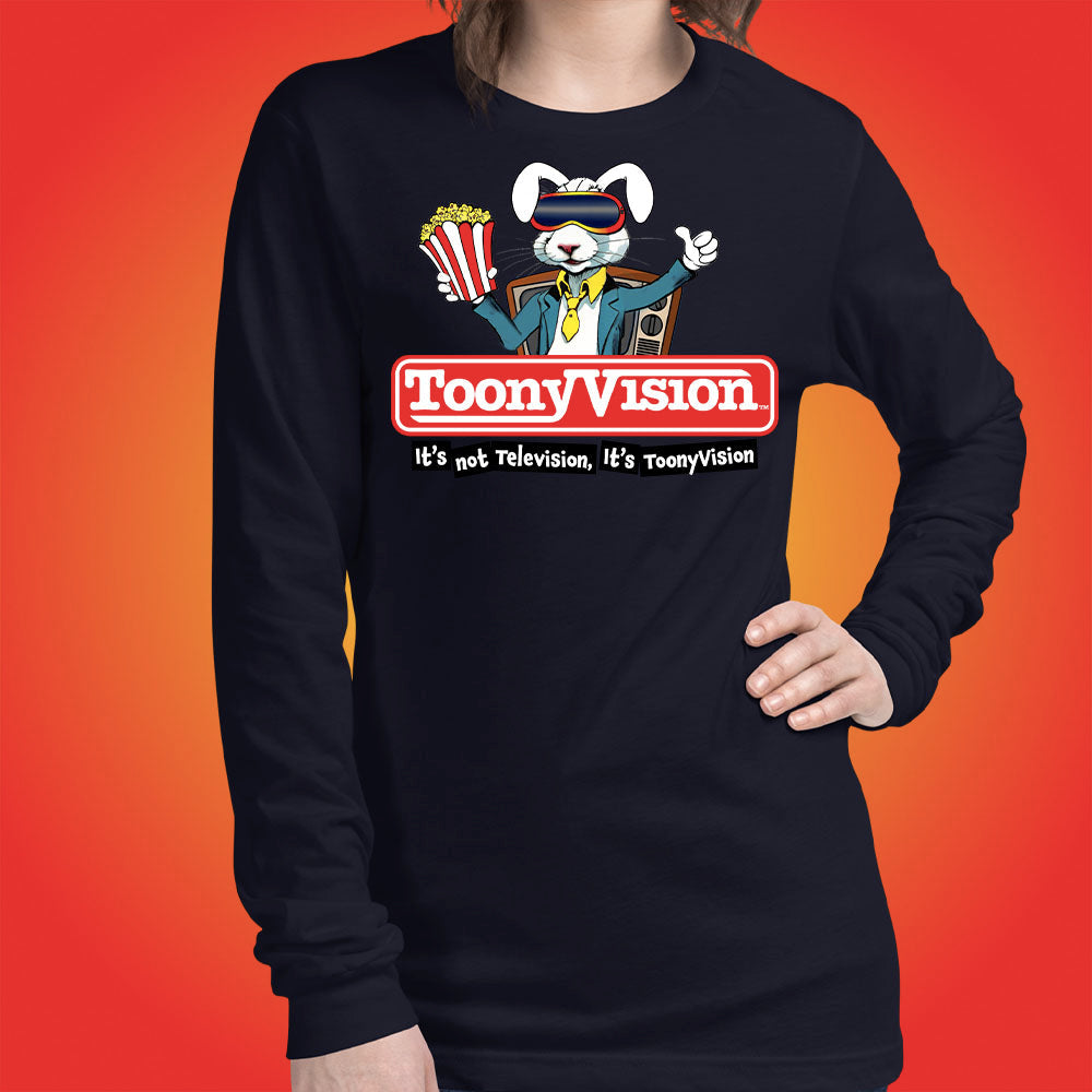 ToonyVision Cartoon Long Sleeve Shirt TV Rabbit Womens Shirts - ToonyVision