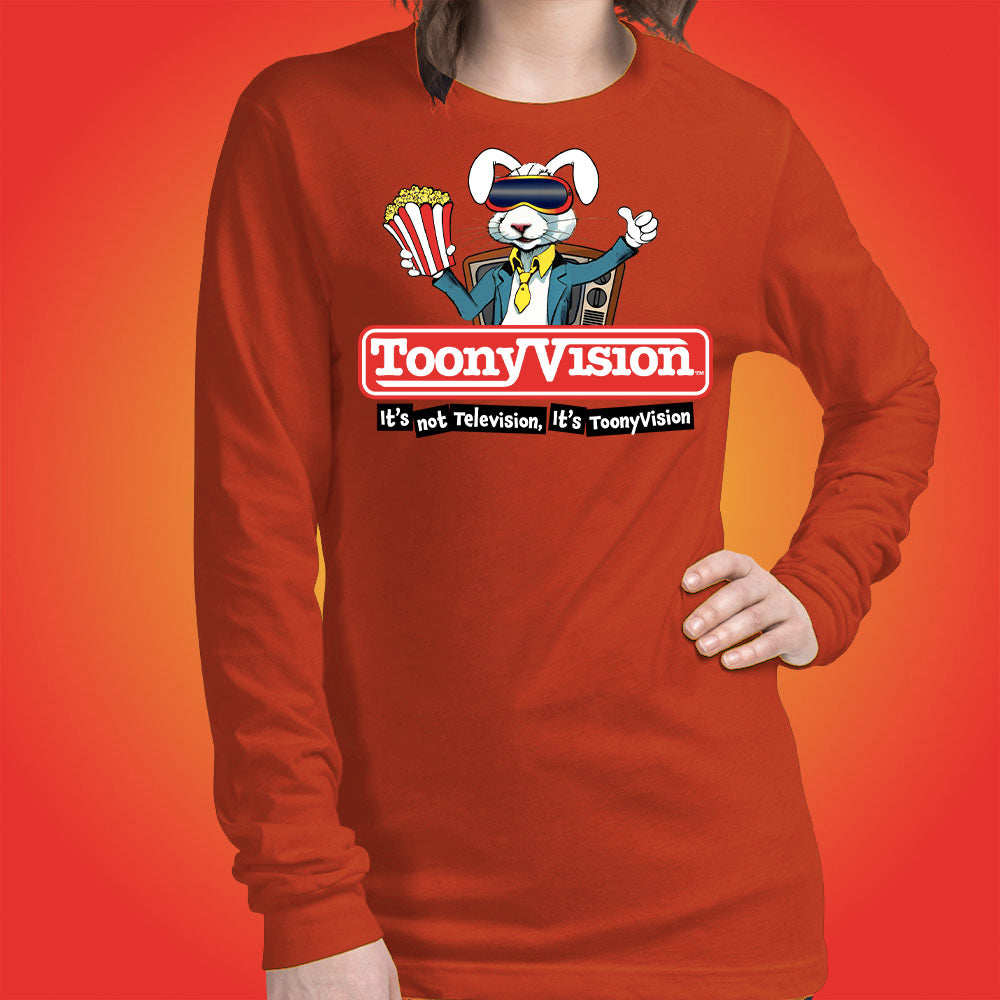 ToonyVision Cartoon Long Sleeve Shirt TV Rabbit Womens Shirts - ToonyVision