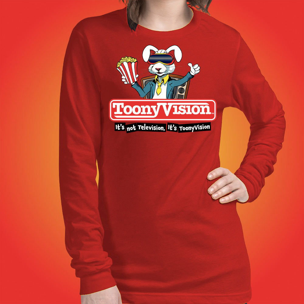 ToonyVision Cartoon Long Sleeve Shirt TV Rabbit Womens Shirts - ToonyVision