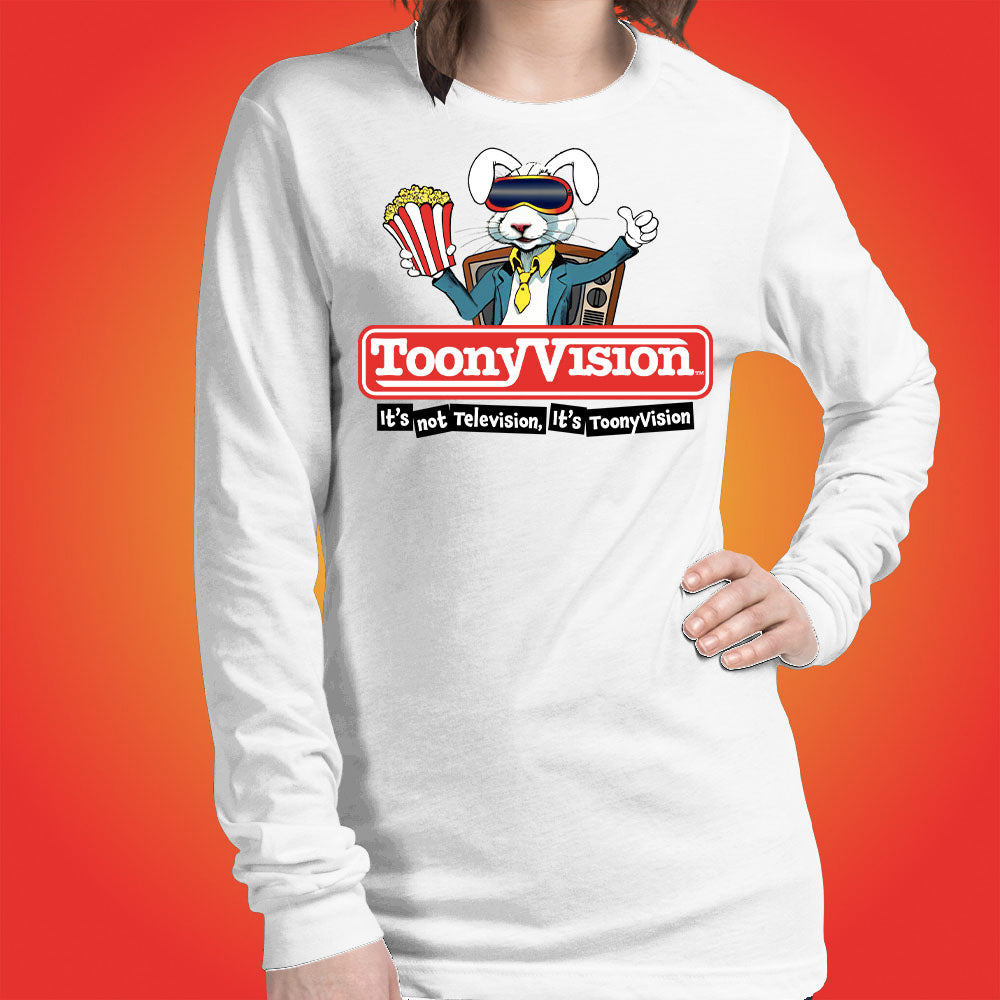 ToonyVision Cartoon Long Sleeve Shirt TV Rabbit Womens Shirts - ToonyVision