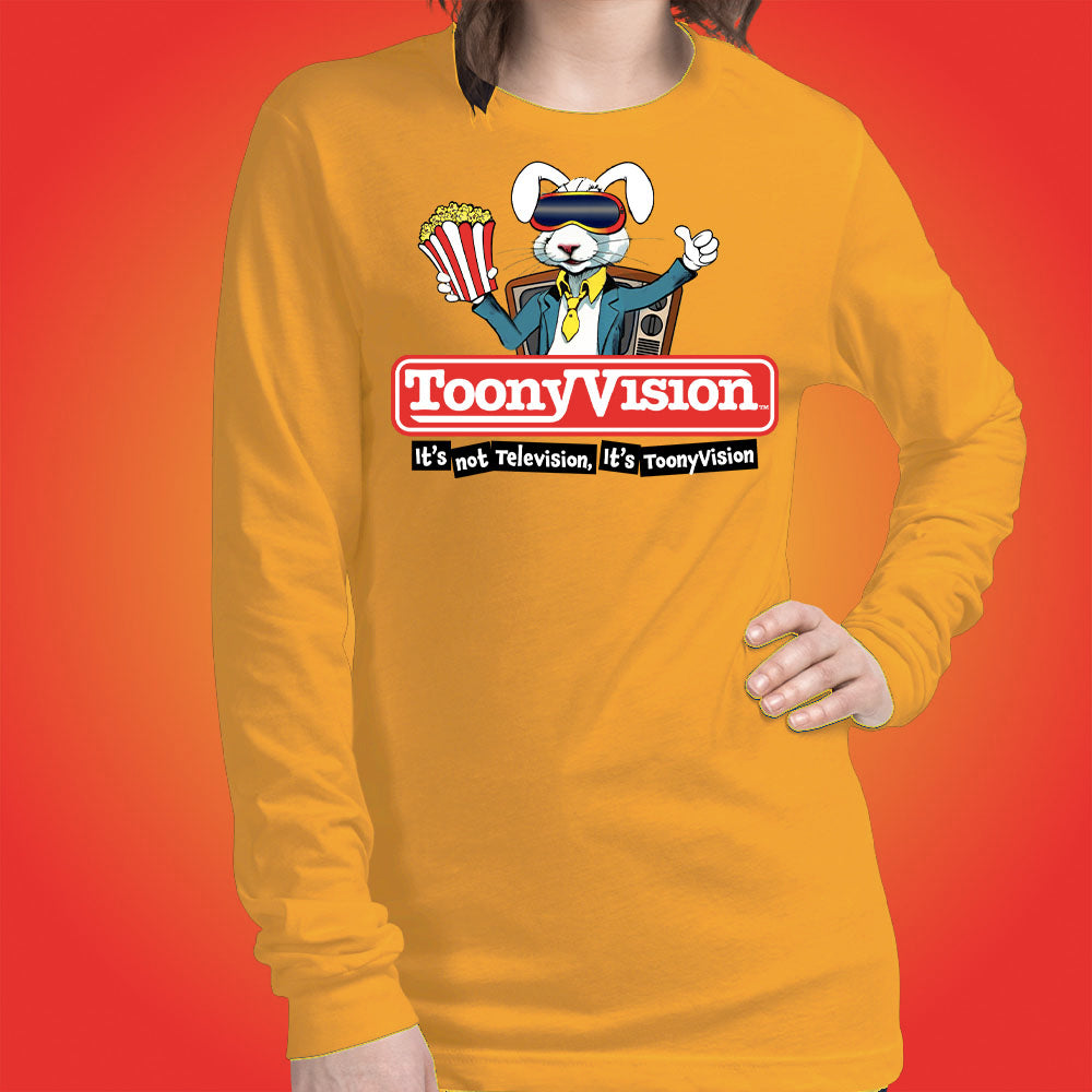 ToonyVision Cartoon Long Sleeve Shirt TV Rabbit Womens Shirts - ToonyVision