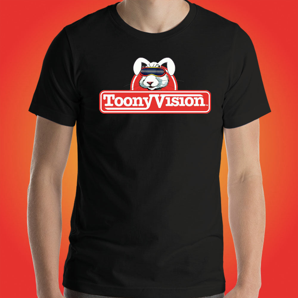 ToonyVision T-Shirt Rabbit Logo Mens Cartoon Tee Shirts - ToonyVision