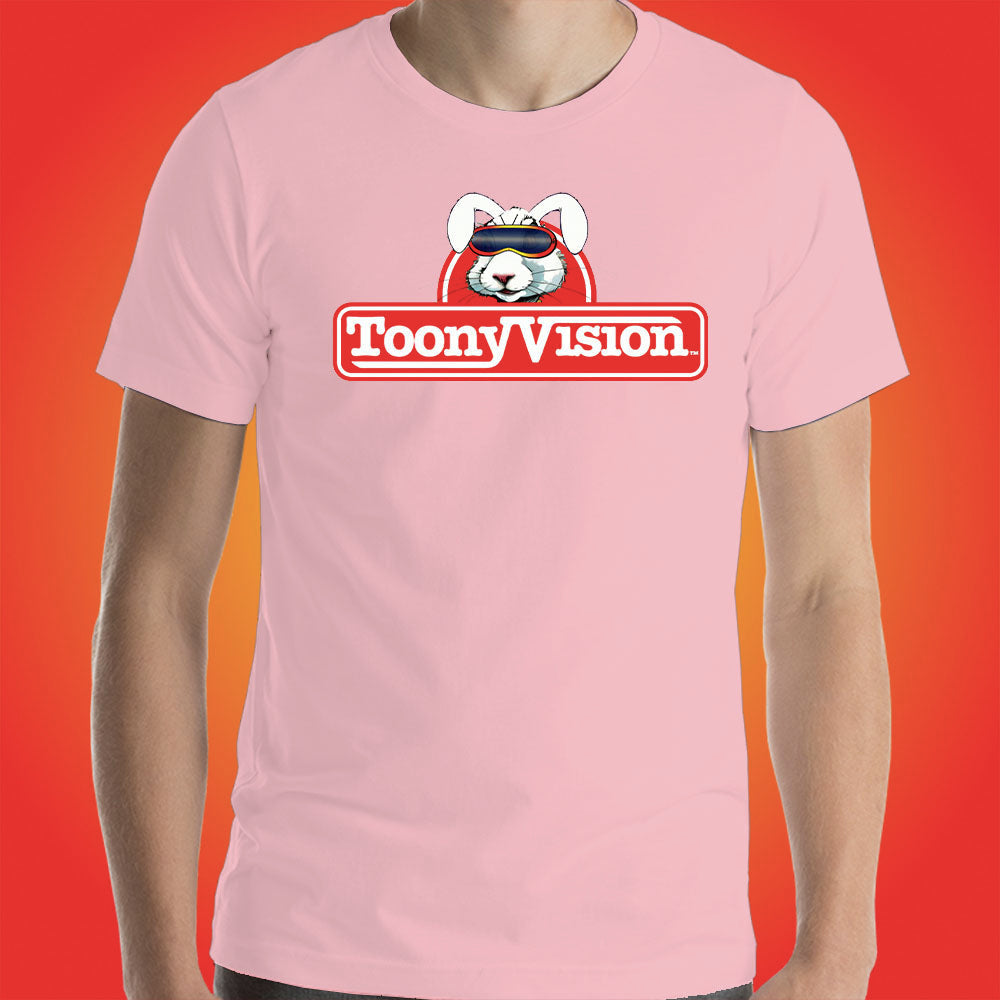 ToonyVision T-Shirt Rabbit Logo Mens Cartoon Tee Shirts - ToonyVision