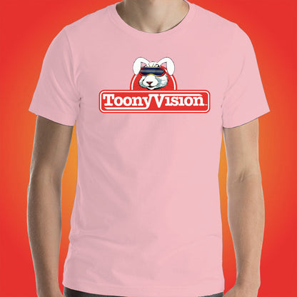 ToonyVision T-Shirt Rabbit Logo Mens Cartoon Tee Shirts - ToonyVision