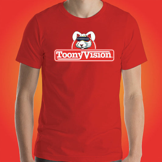 ToonyVision T-Shirt Rabbit Logo Mens Cartoon Tee Shirts - ToonyVision