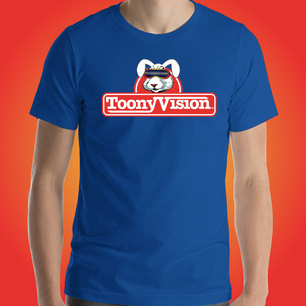 ToonyVision T-Shirt Rabbit Logo Mens Cartoon Tee Shirts - ToonyVision