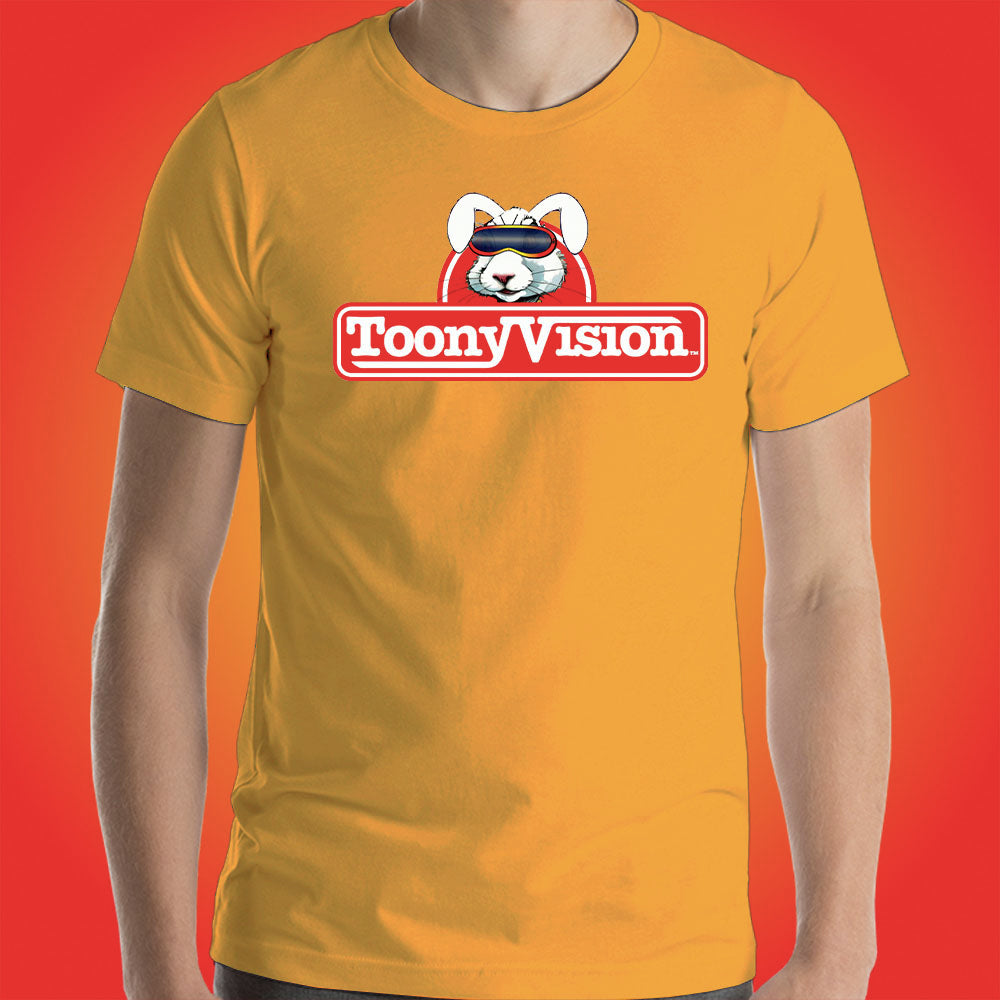 ToonyVision T-Shirt Rabbit Logo Mens Cartoon Tee Shirts - ToonyVision
