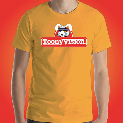 ToonyVision T-Shirt Rabbit Logo Mens Cartoon Tee Shirts - ToonyVision
