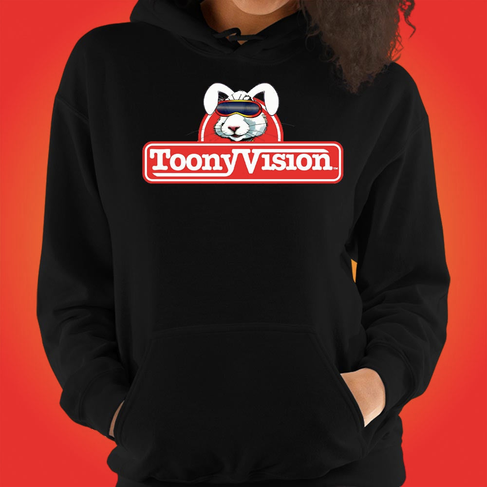 ToonyVision Hoodie Rabbit Logo Womens Cartoon Hoodies - ToonyVision