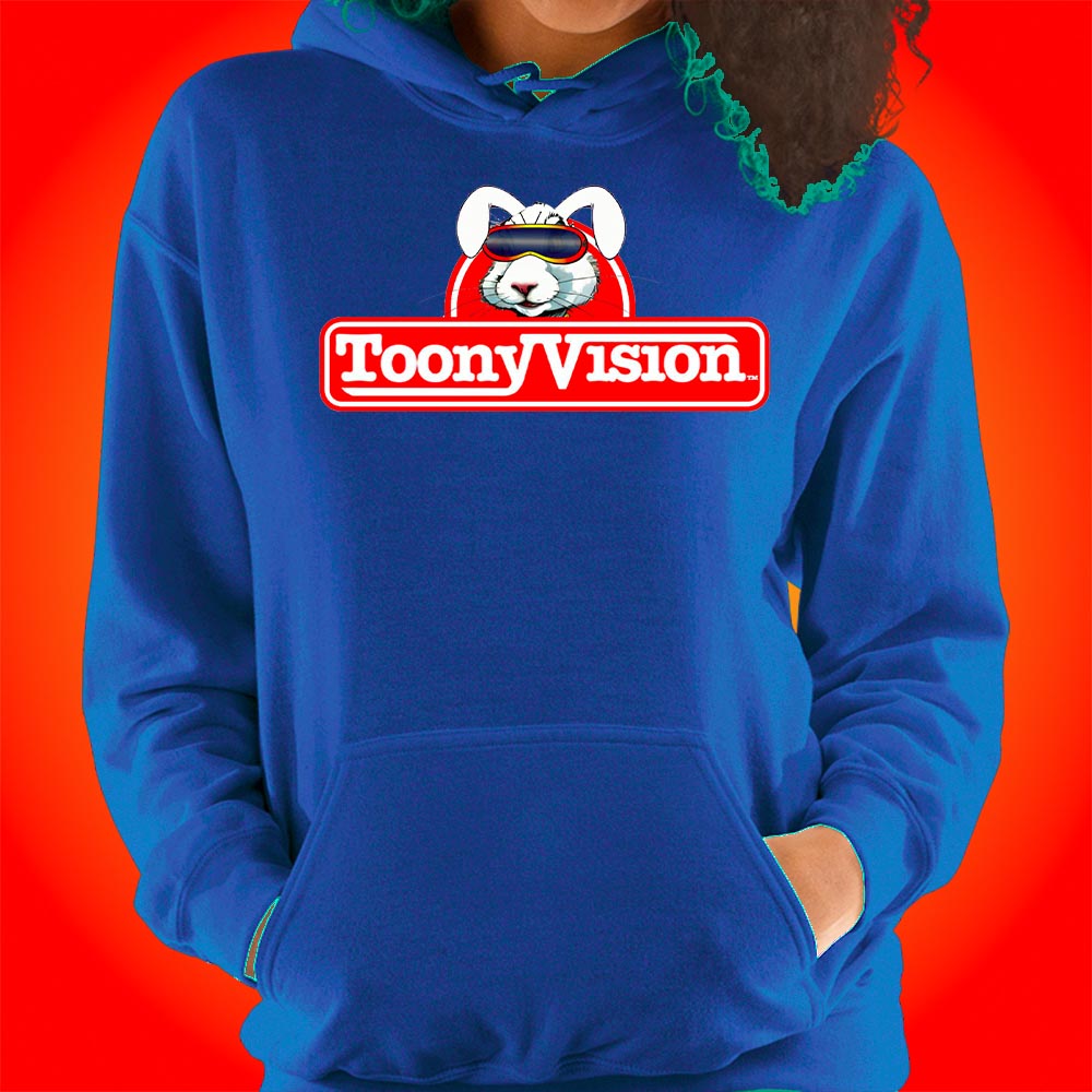 ToonyVision Hoodie Rabbit Logo Womens Cartoon Hoodies - ToonyVision