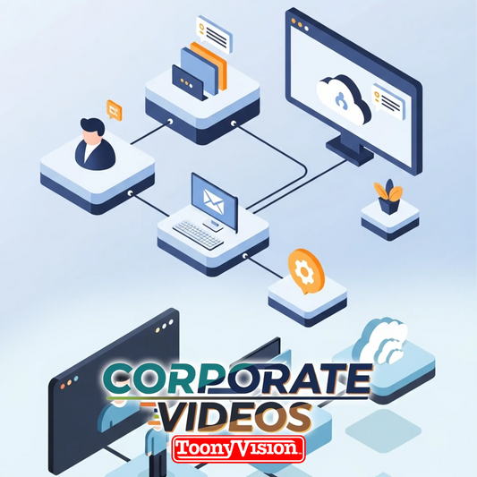 ToonyVision Animation Ad Agency 30 second corporate video animation for business promo training and LinkedIn marketing