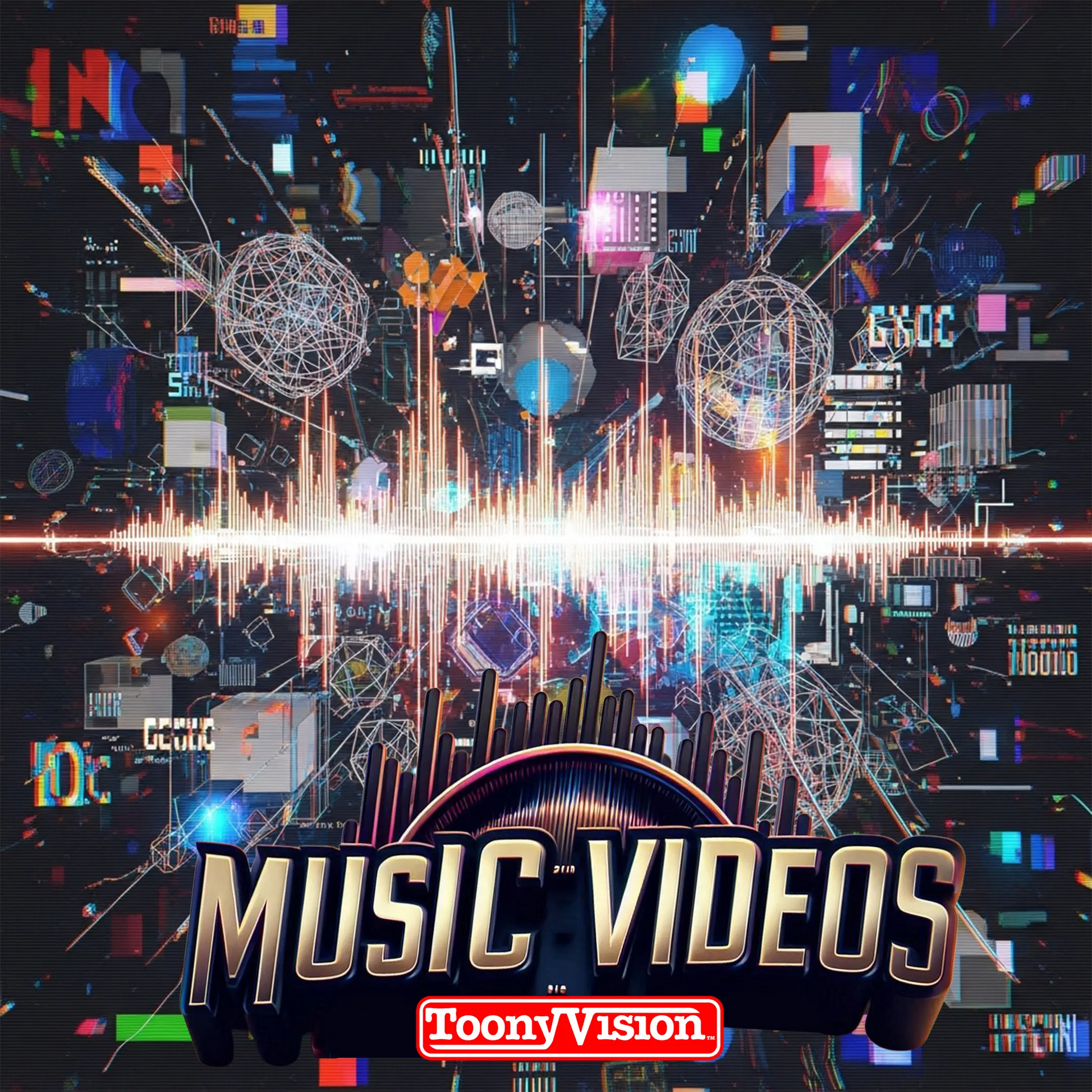 ToonyVision Animation Ad Agency animated music visuals package choose 6 15 30 or 60 second music video visualizer loop