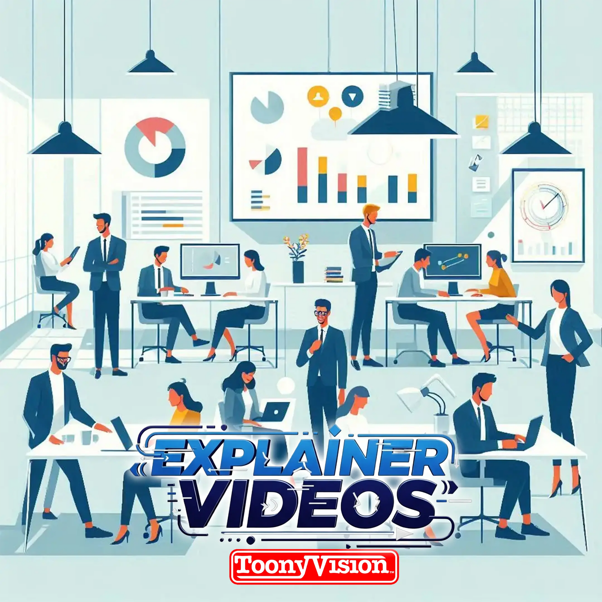 ToonyVision Animation Ad Agency explainer video package choose 30s 1min 2min or 3min animated explainer production