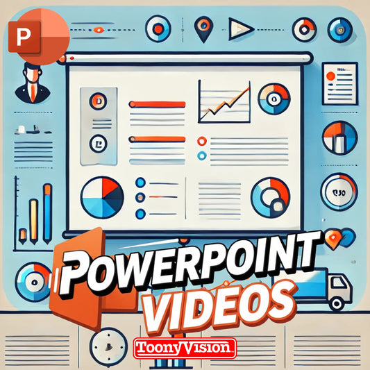 ToonyVision Animation Ad Agency PowerPoint to video starter deposit animated slide deck presentation video service