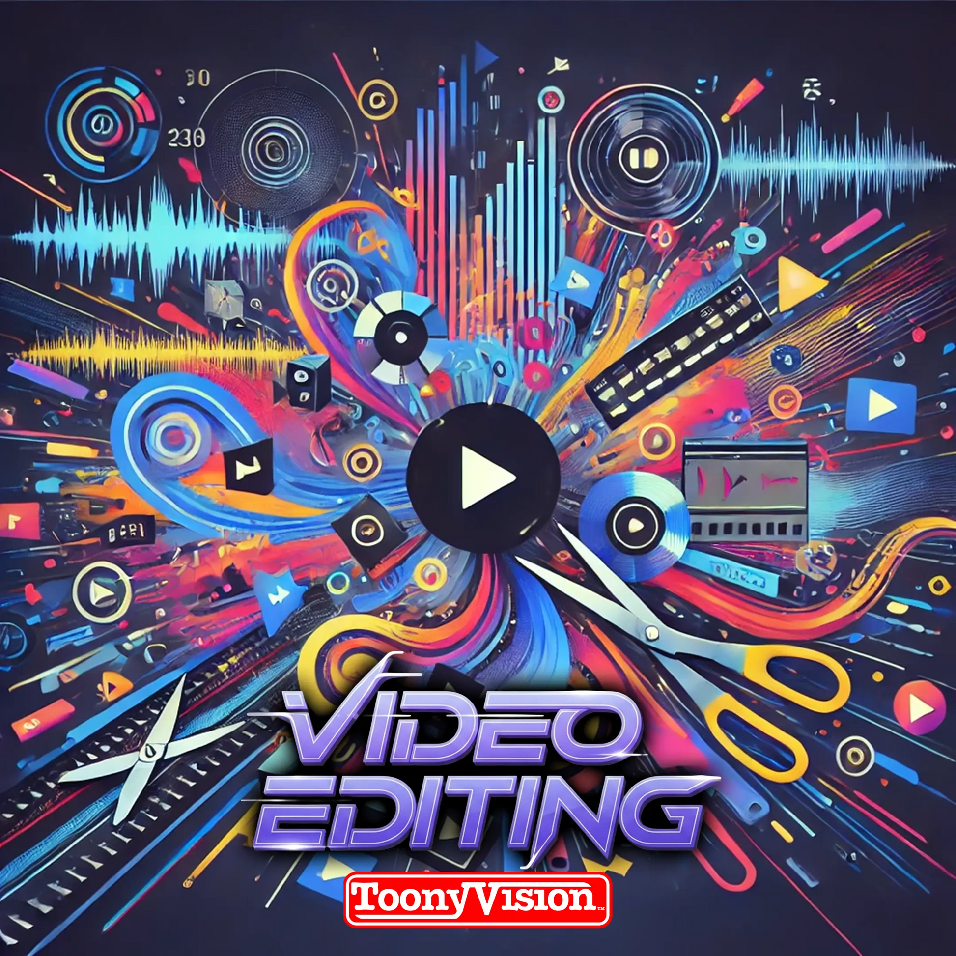 ToonyVision Animation Ad Agency video editing starter deposit for high retention short form editing captions color grading and social media ad editing